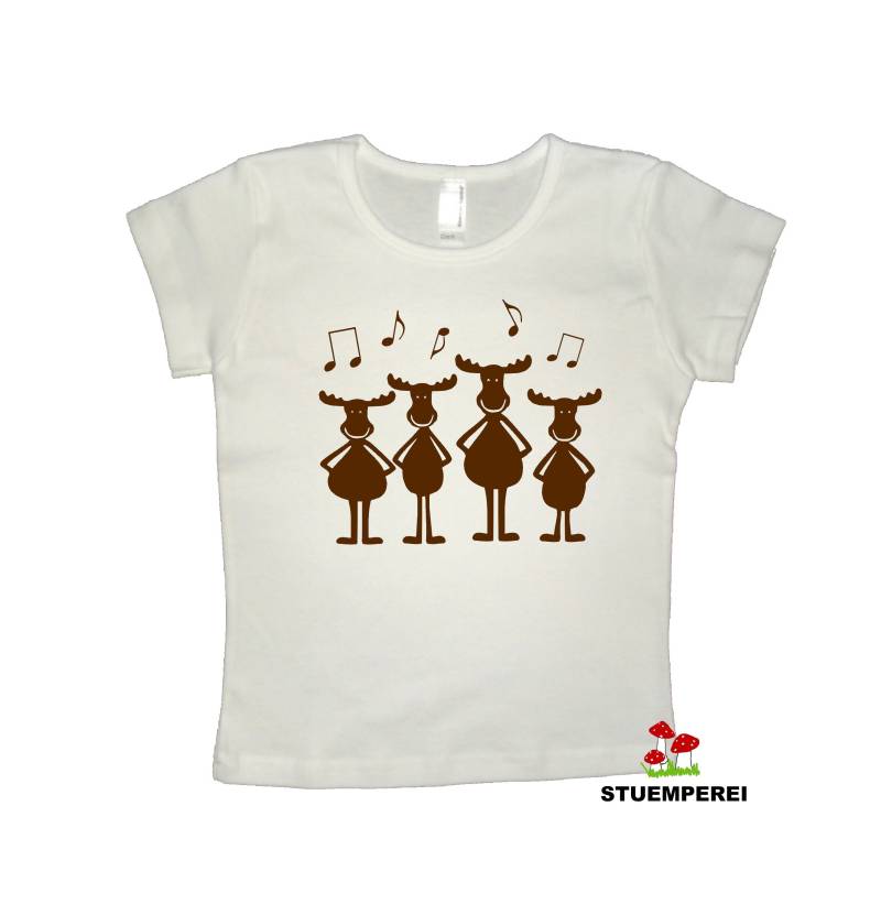 Bügelbild/Flockbügelbild Elch - Chor von STUEMPEREI