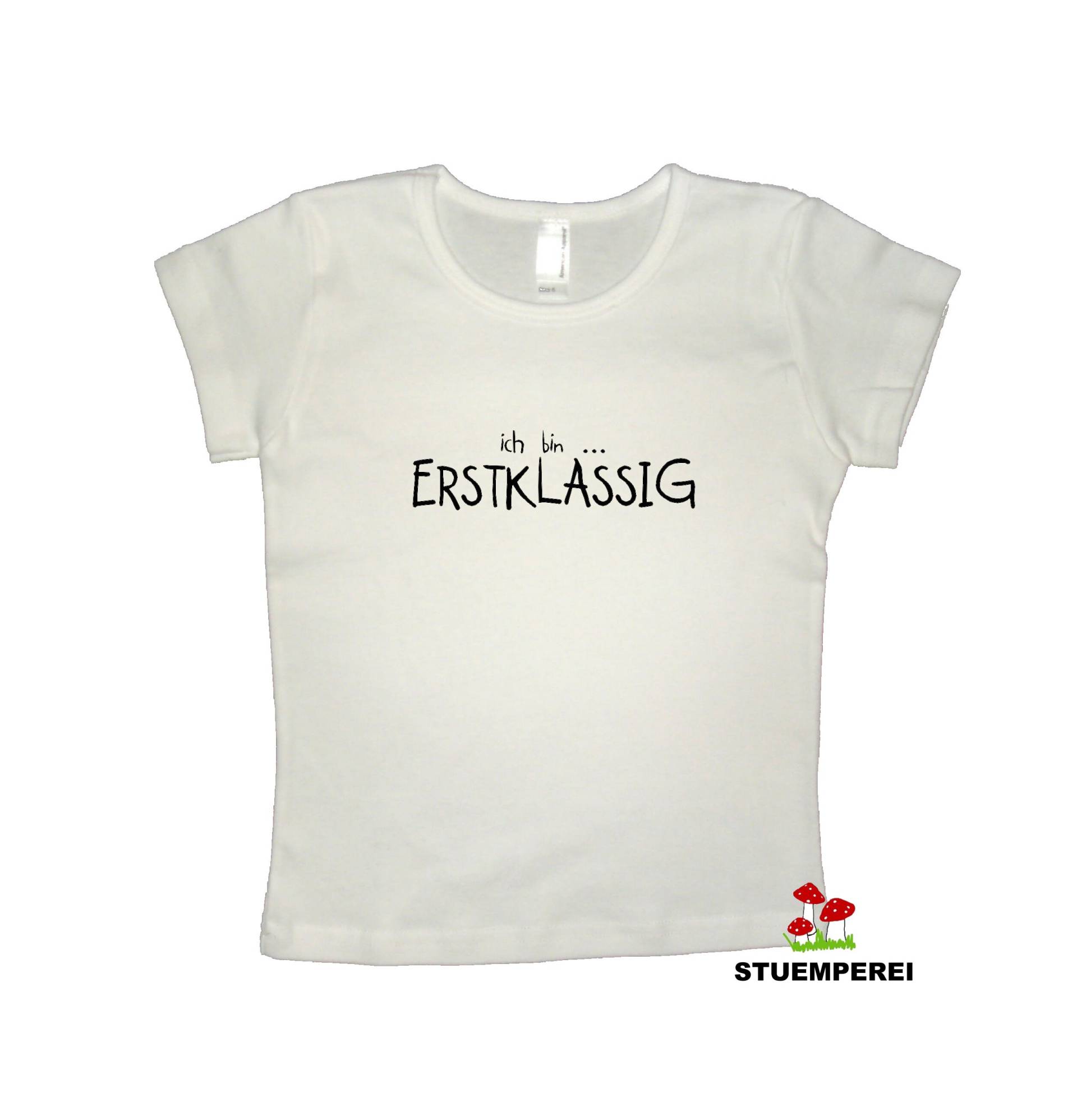 Bügelbild/Flockbügelbild Erstklassig von STUEMPEREI