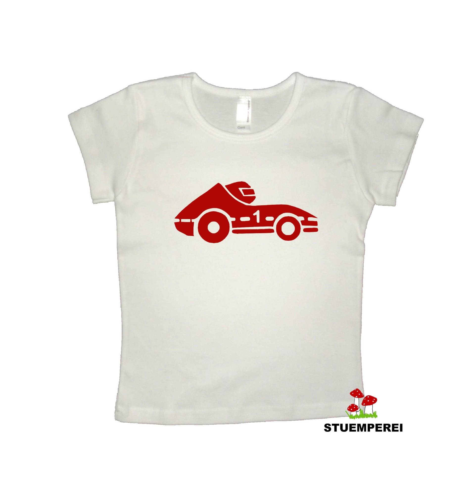 Bügelbild Rennwagen Bügelbild Rennwagen von STUEMPEREI