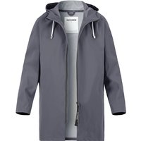 STUTTERHEIM Herren Regenmantel Grau PVC unifarben von STUTTERHEIM