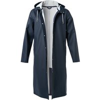 STUTTERHEIM Herren Regenmantel blau PVC unifarben von STUTTERHEIM