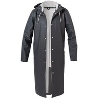 STUTTERHEIM Herren Regenmantel Grau PVC unifarben von STUTTERHEIM