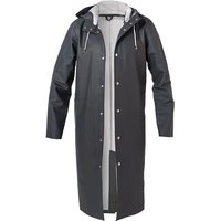 STUTTERHEIM Herren Regenmantel grau PVC unifarben von STUTTERHEIM