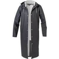 STUTTERHEIM Herren Regenmantel grau PVC unifarben von STUTTERHEIM