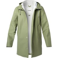 STUTTERHEIM Herren Regenmantel grün PVC unifarben von STUTTERHEIM