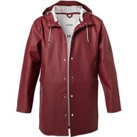 STUTTERHEIM Herren Regenmantel rot PVC unifarben von STUTTERHEIM