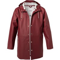 STUTTERHEIM Herren Regenmantel rot PVC unifarben von STUTTERHEIM