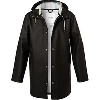STUTTERHEIM Herren Regenmantel Schwarz PVC unifarben von STUTTERHEIM