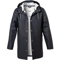 STUTTERHEIM Herren Regenmantel blau PVC unifarben von STUTTERHEIM