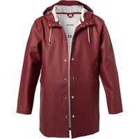 STUTTERHEIM Herren Regenmantel rot PVC unifarben von STUTTERHEIM