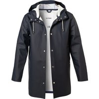 STUTTERHEIM Herren Regenmantel blau PVC unifarben von STUTTERHEIM