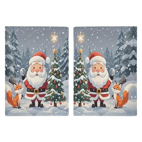 Magical Christmas Passport Protector Slim Passport Holder for Travel Essentials Compact Passport Sleeve Lightweight Wallet for Travel, style, 20.3x13.8cm, Stil:, 20.3x13.8cm von STVNKML