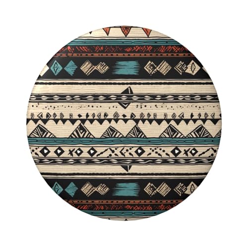 Anstecknadeln mit Indianer-Muster, 6,1 cm, rund, aus Metall, für Bastelbedarf, Weihnachten, Party, Projekte, 20 Stück von STVYUKL