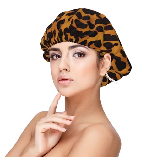 Coole Geparden-Leoparden-Satinhaube, Seidenhaube, Haarhaube zum Schlafen, weiche doppellagige Seiden-Schlafkappe, Haarwickel für Frauen, natürliches Haar, lockiges Haar, geflochtenes Haar, langes Haar Coole Geparden-Leoparden-Satinhaube, Seidenhaube, Haarhaube zum Schlafen, weiche doppellagige Seiden-Schlafkappe, Haarwickel für Frauen, natürliches Haar, lockiges Haar, geflochtenes Haar, langes Haar von STVYUKL