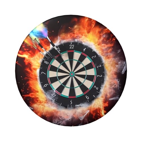 Dartscheiben-Knopfnadeln, 6,1 cm, rund, Metall, personalisierbar, für Bastelbedarf, Weihnachten, Party, Projekte, 5 Stück von STVYUKL