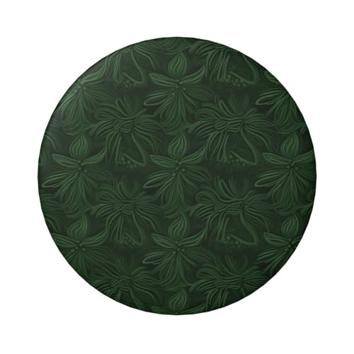 Hunter Anstecknadeln mit Blumenblättern, 6,1 cm, rund, Metall, personalisierbar, für Bastelbedarf, Weihnachten, Party-Projekte, Grün, 1 Stück von STVYUKL