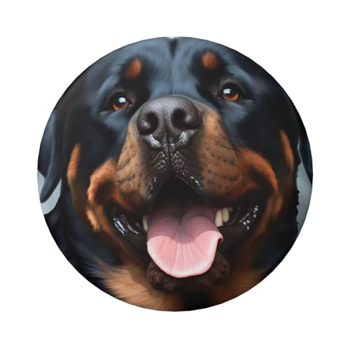 Rottweiler Hundezungenkopf-Knöpfe, 6,1 cm, rund, aus Metall, personalisierbar, für Bastelbedarf, Weihnachten, Party-Projekte, 20 Stück Rottweiler Hundezungenkopf-Knöpfe, 6,1 cm, rund, aus Metall, personalisierbar, für Bastelbedarf, Weihnachten, Party-Projekte, 20 Stück von STVYUKL