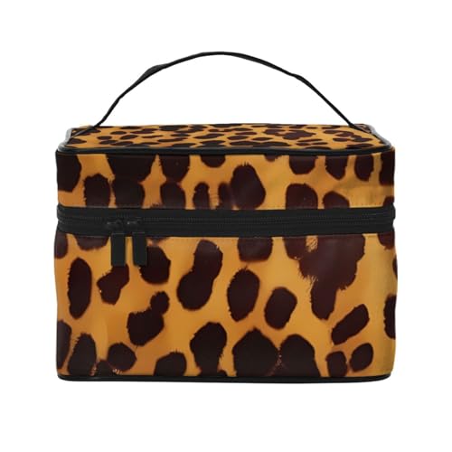 STVYUKL Coole Make-up-Tasche für Damen, wasserdicht, tragbar, Reise-Kosmetiktasche, großes Fassungsvermögen, Kulturbeutel, Tragegriff oben, Reißverschluss, Make-up-Organizer von STVYUKL