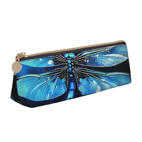 STVYUKL Federmäppchen mit Libellen-Motiv, stilvolles Federmäppchen mit Reißverschluss, Leder, Kosmetiktasche, Make-up-Tasche für Arbeit, Büro STVYUKL Federmäppchen mit Libellen-Motiv, stilvolles Federmäppchen mit Reißverschluss, Leder, Kosmetiktasche, Make-up-Tasche für Arbeit, Büro von STVYUKL