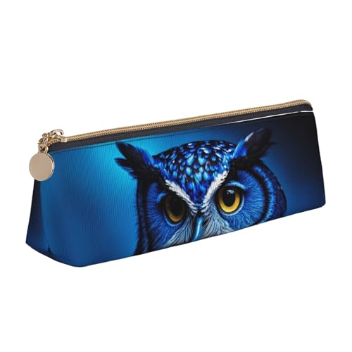 STVYUKL Federmäppchen mit Schmetterlings-Motiv, stilvolles Federmäppchen mit Reißverschluss, Leder, Kosmetiktasche, Make-up-Tasche für Arbeit, Büro, Blau / Violett, blaue eule, Einheitsgröße STVYUKL Federmäppchen mit Schmetterlings-Motiv, stilvolles Federmäppchen mit Reißverschluss, Leder, Kosmetiktasche, Make-up-Tasche für Arbeit, Büro, Blau / Violett, blaue eule, Einheitsgröße von STVYUKL