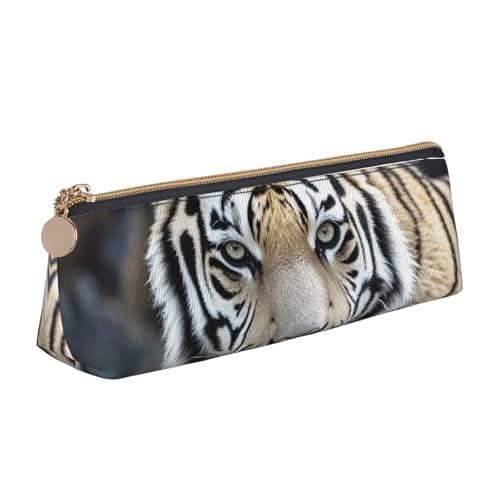 STVYUKL Federmäppchen mit Tiger-Motiv, stilvolles Federmäppchen, schlankes Federmäppchen mit Reißverschluss, Leder-Kosmetik-/Make-up-Tasche für Arbeit und Büro STVYUKL Federmäppchen mit Tiger-Motiv, stilvolles Federmäppchen, schlankes Federmäppchen mit Reißverschluss, Leder-Kosmetik-/Make-up-Tasche für Arbeit und Büro von STVYUKL