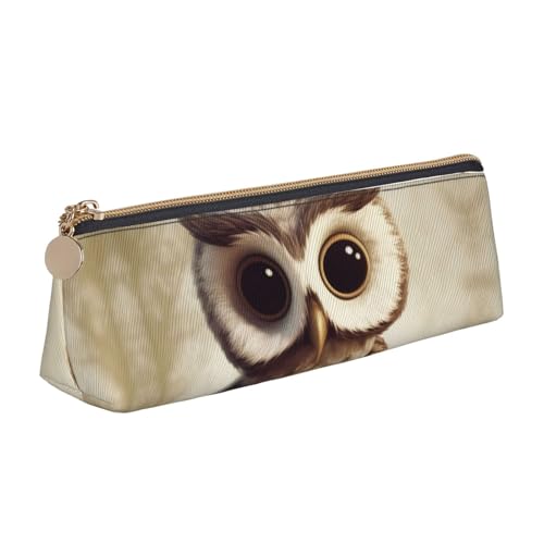 STVYUKL Federmäppchen mit niedlichem Eulen-Design, stilvolles Federmäppchen mit Reißverschluss, Kosmetiktasche aus Leder für Arbeit, Büro STVYUKL Federmäppchen mit niedlichem Eulen-Design, stilvolles Federmäppchen mit Reißverschluss, Kosmetiktasche aus Leder für Arbeit, Büro von STVYUKL