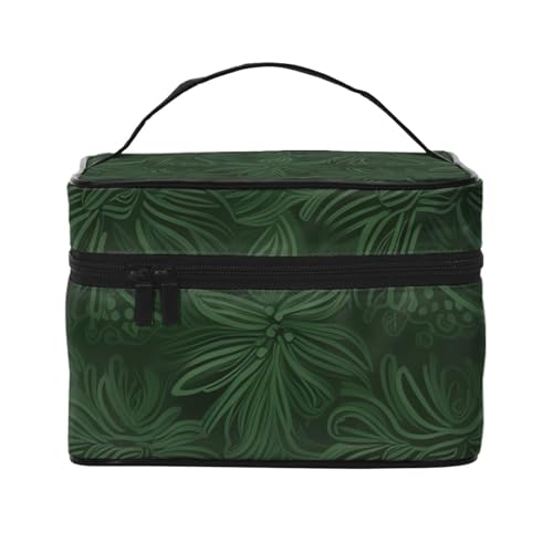 STVYUKL Hunter Make-up-Tasche für Damen, wasserdicht, tragbar, Reise-Kosmetiktasche, großes Fassungsvermögen, Tragegriff oben, Reißverschluss, Make-up-Organizer von STVYUKL