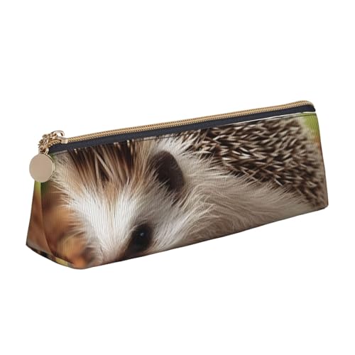 STVYUKL Igel-Federmäppchen, stilvolles Federmäppchen, schlankes Federmäppchen mit Reißverschluss, Leder-Kosmetik-/Make-up-Tasche für Arbeit, Büro STVYUKL Igel-Federmäppchen, stilvolles Federmäppchen, schlankes Federmäppchen mit Reißverschluss, Leder-Kosmetik-/Make-up-Tasche für Arbeit, Büro von STVYUKL