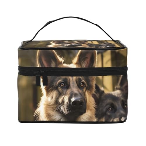 STVYUKL Make-up-Tasche für Damen, wasserdicht, tragbar, Reise-Kosmetiktasche, großes Fassungsvermögen, Kulturbeutel mit Tragegriff oben, Make-up-Organizer von STVYUKL