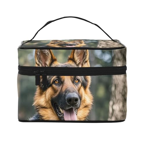 STVYUKL Make-up-Tasche für Damen, wasserdicht, tragbar, Reise-Kosmetiktasche, großes Fassungsvermögen, Kulturbeutel mit Tragegriff oben, Make-up-Organizer von STVYUKL