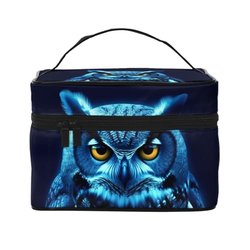 STVYUKL Make-up-Tasche für Damen, wasserdicht, tragbar, Reise-Kosmetiktasche, großes Fassungsvermögen, Kulturbeutel mit Tragegriff oben, mit Reißverschluss, Make-up-Organizer von STVYUKL