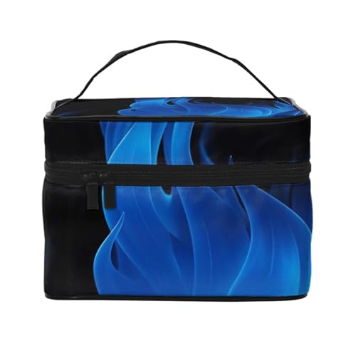 STVYUKL Make-up-Tasche für Damen, wasserdicht, tragbar, Reise-Kosmetiktasche, großes Fassungsvermögen, Kulturbeutel mit Tragegriff oben, mit Reißverschluss von STVYUKL