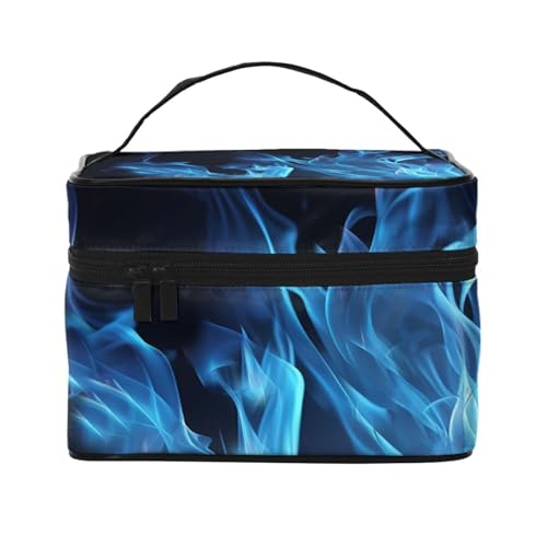 STVYUKL Make-up-Tasche für Damen, wasserdicht, tragbar, Reise-Kosmetiktasche, großes Fassungsvermögen, Kulturbeutel mit Tragegriff oben, mit Reißverschluss von STVYUKL