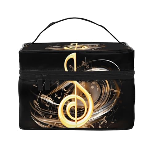 STVYUKL Make-up-Tasche für Damen, wasserdicht, tragbar, Reise-Kosmetiktasche, großes Fassungsvermögen, Kulturbeutel mit Tragegriff oben, mit Reißverschluss von STVYUKL