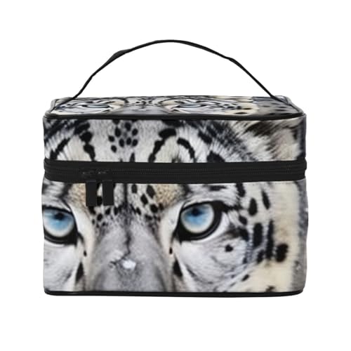 STVYUKL Make-up-Tasche für Damen, wasserdicht, tragbar, Reise-Kosmetiktasche, großes Fassungsvermögen, Tragegriff oben, Reißverschluss, Make-up-Organizer von STVYUKL