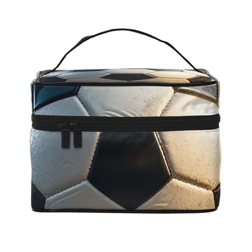 STVYUKL Make-up-Tasche für Damen, wasserdicht, tragbar, Reise-Kosmetiktasche, großes Fassungsvermögen, mit Tragegriff oben, mit Reißverschluss, Make-up-Organizer von STVYUKL