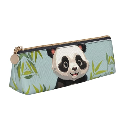 STVYUKL Panda-Federmäppchen, stilvolles Federmäppchen, schlankes Federmäppchen mit Reißverschluss, Kosmetiktasche aus Leder für Arbeit, Büro STVYUKL Panda-Federmäppchen, stilvolles Federmäppchen, schlankes Federmäppchen mit Reißverschluss, Kosmetiktasche aus Leder für Arbeit, Büro von STVYUKL