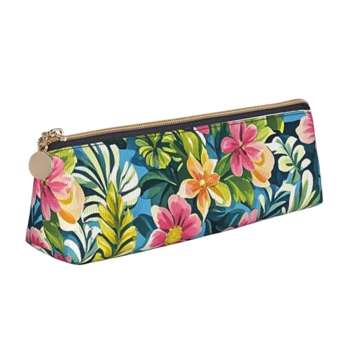 STVYUKL Pferdesattel mit Cowboyhut, Federmäppchen, stilvolles Federmäppchen, schlankes Federmäppchen mit Reißverschluss, Kosmetiktasche aus Leder für Arbeit, Büro, Hawaiianischer Stil, Einheitsgröße STVYUKL Pferdesattel mit Cowboyhut, Federmäppchen, stilvolles Federmäppchen, schlankes Federmäppchen mit Reißverschluss, Kosmetiktasche aus Leder für Arbeit, Büro, Hawaiianischer Stil, Einheitsgröße von STVYUKL