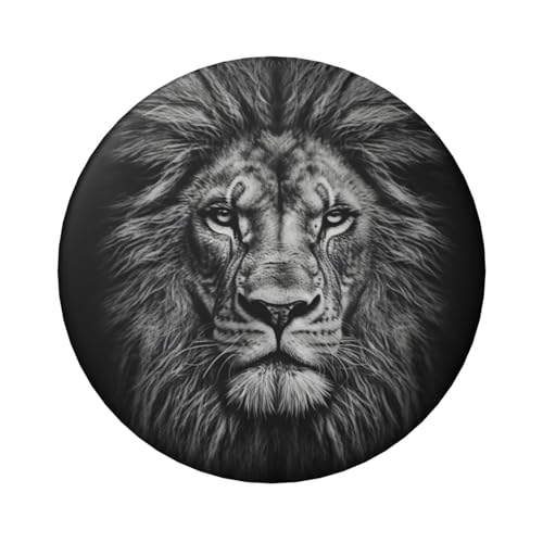 Schwarze und weiße Löwenkopf-Knopfnadeln, 6,1 cm, rund, Metall, personalisiertes Bild, Foto, Anstecknadel-Set für Bastelbedarf, Weihnachten, DIY-Projekte von STVYUKL