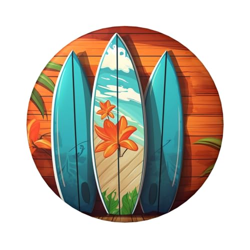 Surfbrett auf Holzknopfnadeln, 6,1 cm, rund, aus Metall, personalisierbar, für Bastelbedarf, Weihnachten, Party, Projekte, 12 Stück von STVYUKL