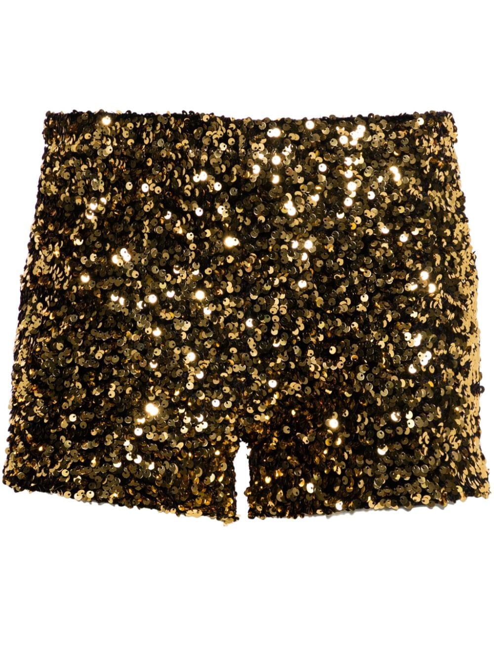 STYLAND Halbhohe Shorts mit Pailletten - Gold von STYLAND