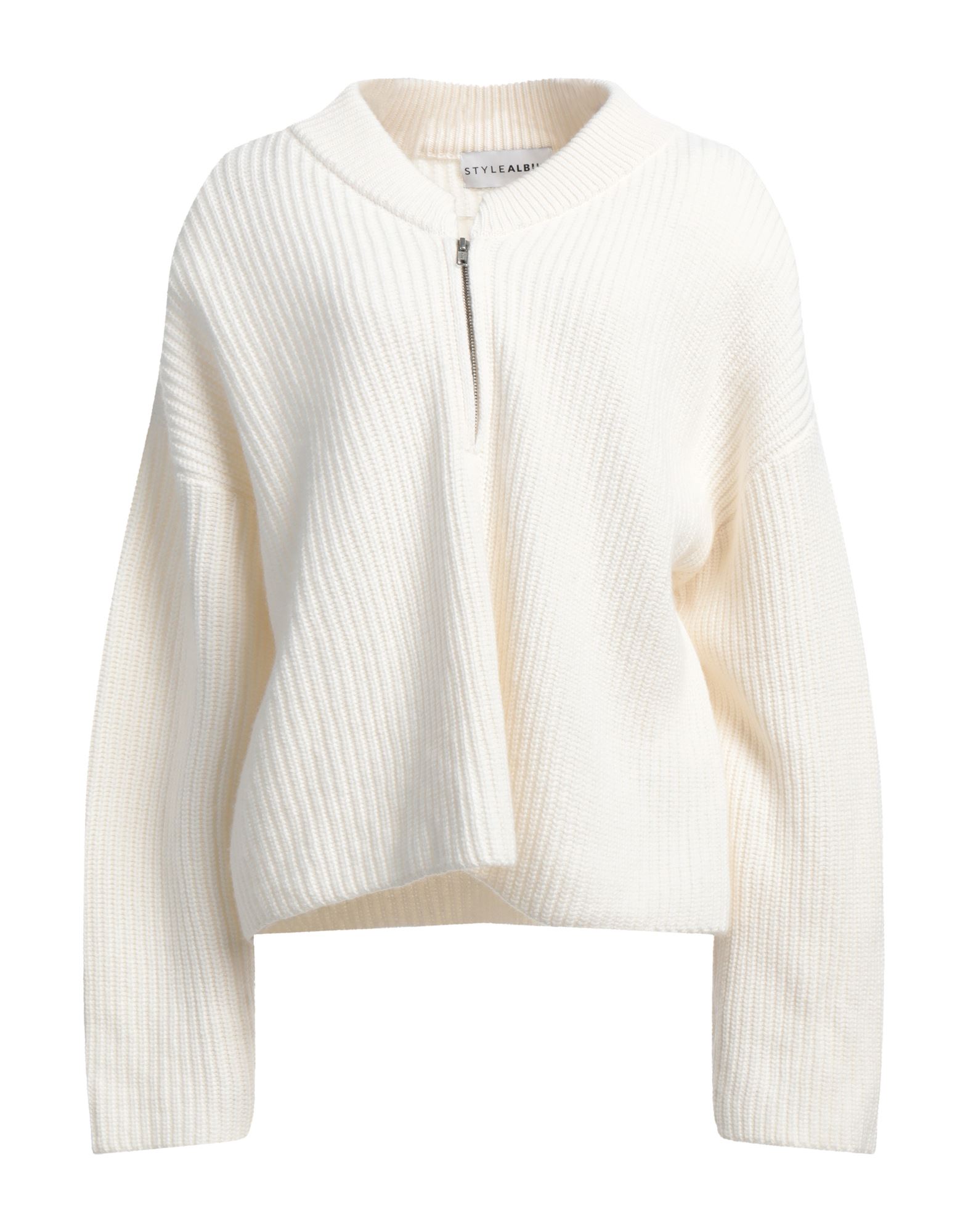 STYLEALBUM Pullover Damen Weiß von STYLEALBUM