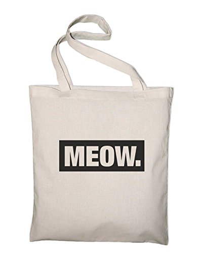STYLETEX23 Meow Fun Jutebeutel Baumwolltasche, natur von STYLETEX23