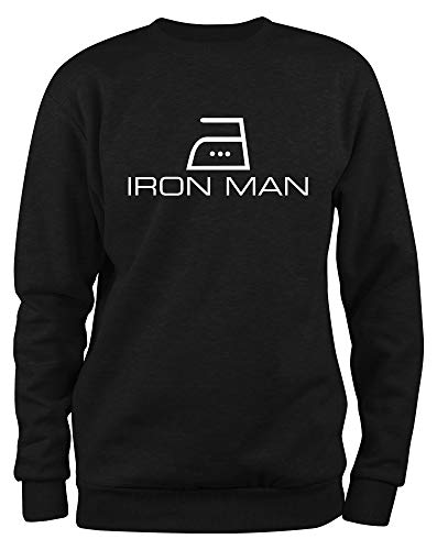 STYLETEX23 Sweatshirt Iron Man Fun, schwarz L von STYLETEX23
