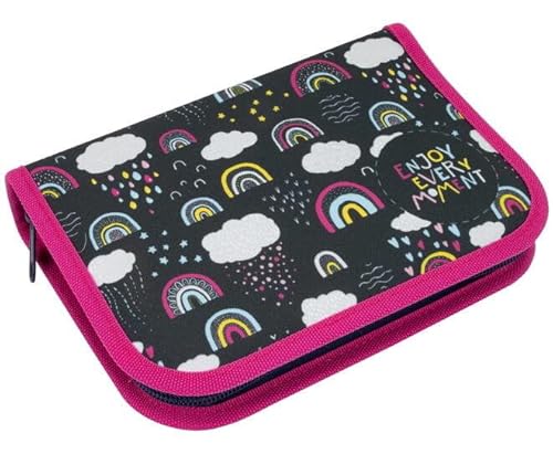 STYLEX 47350 - Schüleretui Enjoy Every Moment, 2 Laschen, mit 50 Teilen gefüllt, Design: Enjoy Every Moment von Stylex