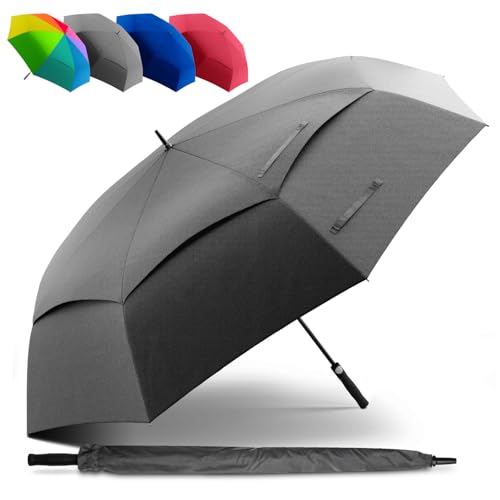 STYNGARD XXL Regenschirm Groß Sturmfest [Ø 130 cm] - Golfschirm mit Doppelbespannung für maximalen Wind- und Regenschutz Modell - Regenschirm für 2 Personen - BELFAST von STYNGARD
