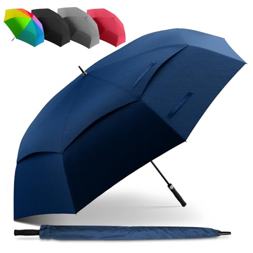 STYNGARD XXL Regenschirm Groß Sturmfest [Ø 140 cm] - Golfschirm mit Doppelbespannung für maximalen Wind- und Regenschutz Modell - Regenschirm für 2 Personen - BELFAST von STYNGARD