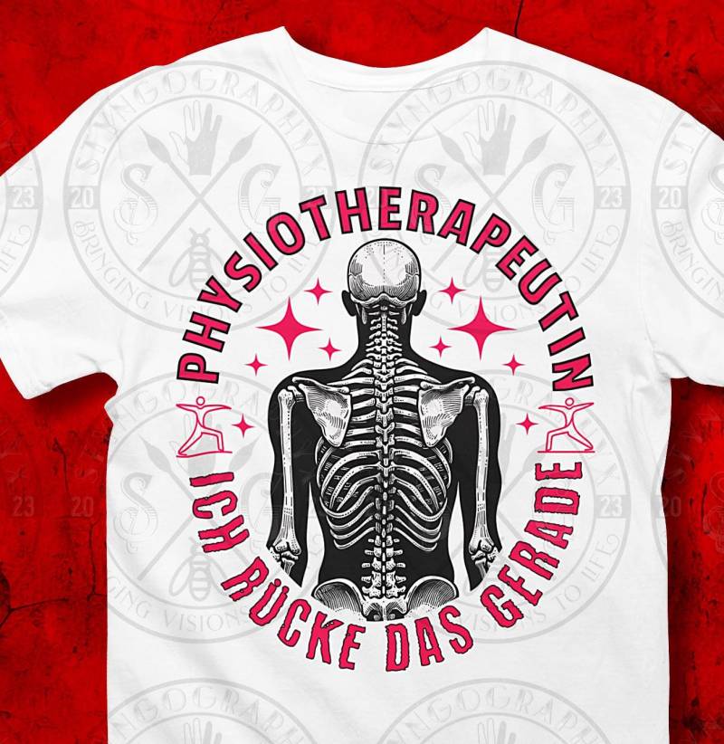 Geschenk Für Physiotherapeutin Lustiger Spruch Physiotherapie Present Zum Geburtstag Oder Muttertag Praxis Outfit von STYNGoGRAPHYX