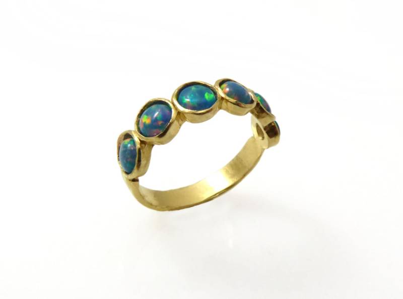 Goldring. Opal-Goldring. Opalring. Goldschmuck. Zierlicher Ring Aus Gold. | Gfr9531-256 Goldring. Opal-Goldring. Opalring. Goldschmuck. Zierlicher Ring Aus Gold. | Gfr9531-256 von STarLighTstudiO3
