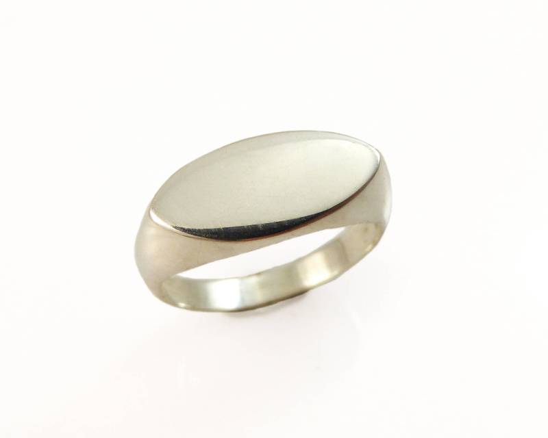 Silber Siegelring. Ring Mit Breiter Silberring. Auge Ring. Schlichter Breiter Frauen von STarLighTstudiO3
